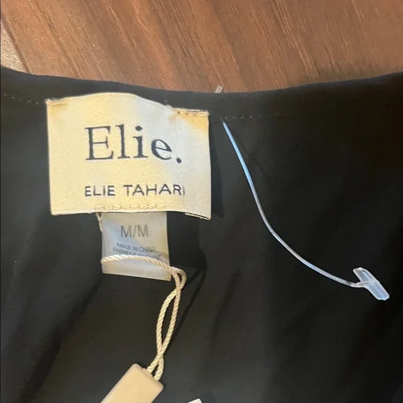 New Elie Tahari Black Maxi Dress size M - Picture 9 of 13